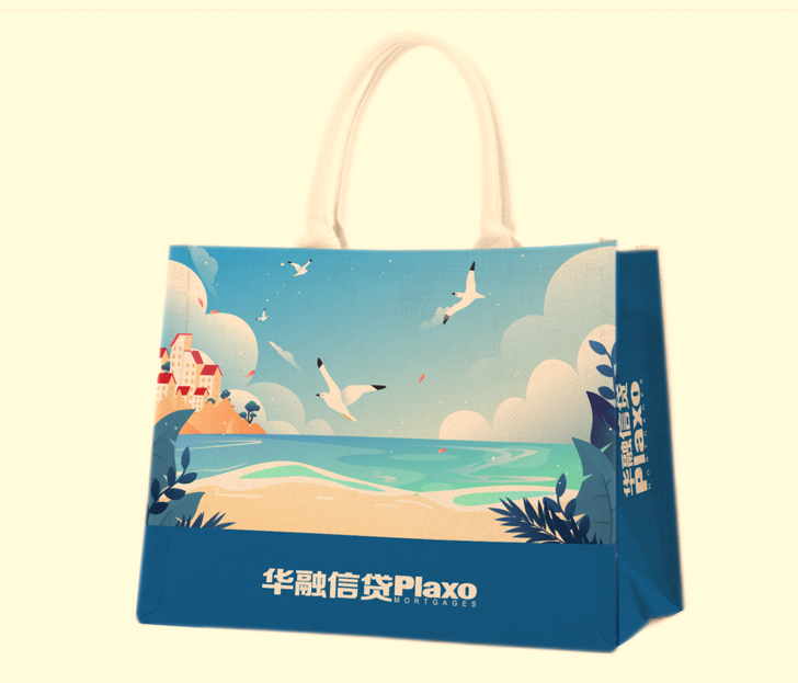 Plaxo coastal-design tote bag
