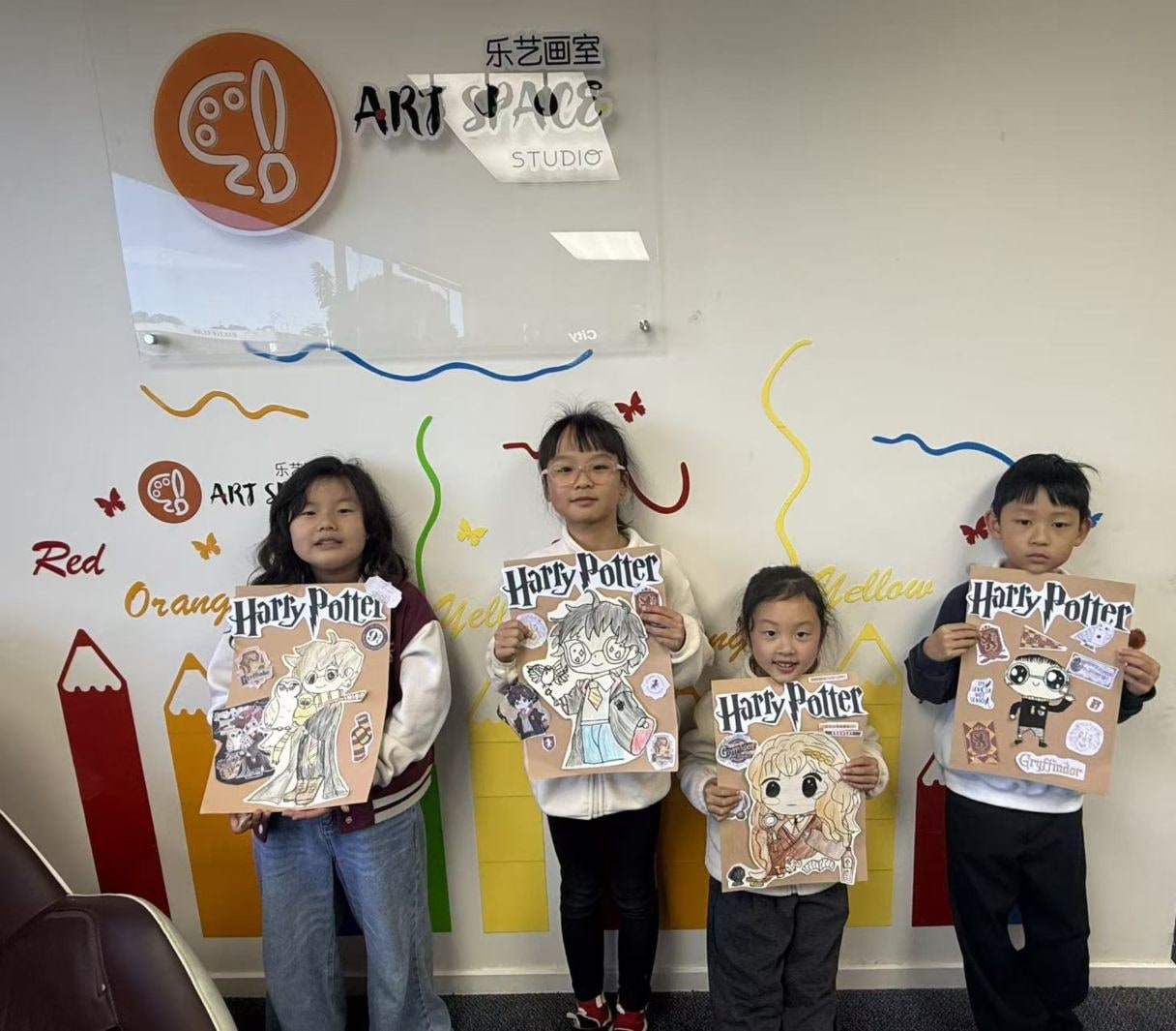 Young Artists Group Showcase by a Discovery Class student at Art Space Studio Auckland
