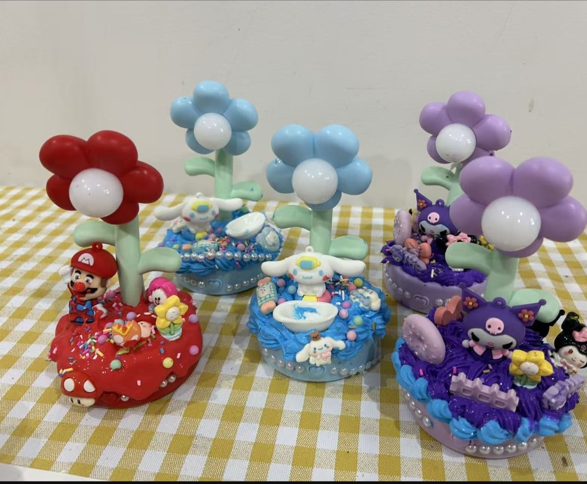Colourful Finished Sculptures from the Holiday Program at Art Space Studio Auckland